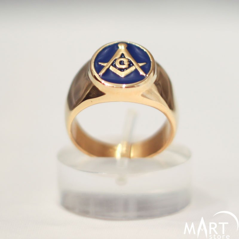 Masonic Ring 3rd Degree Masonic Ring Blue Lodge Custom Oval Shape